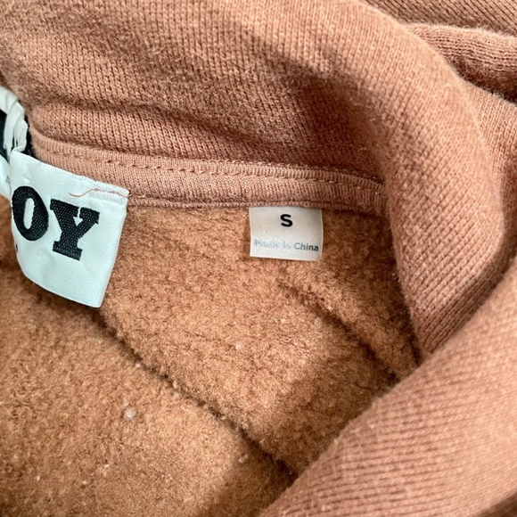 Playboy mustard brown hoodie. Mens size small women’s size large. - Picture 4 of 7